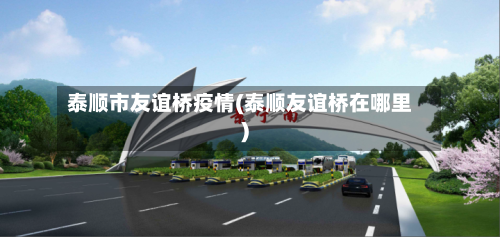 泰顺市友谊桥疫情(泰顺友谊桥在哪里)