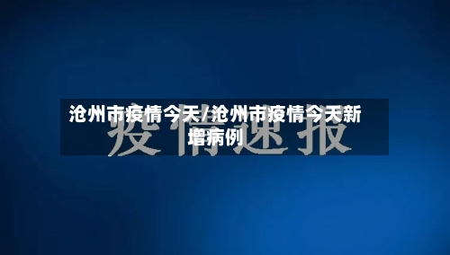 沧州市疫情今天/沧州市疫情今天新增病例-第3张图片
