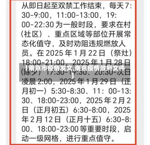 【南京市疫情发文,南京疫情政府文件】-第1张图片