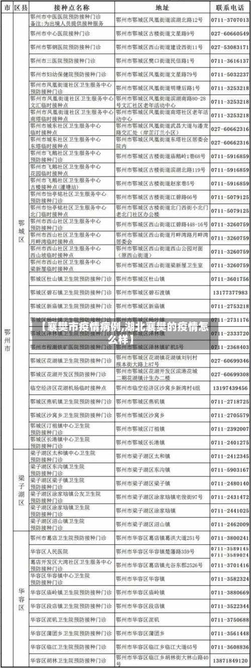 【襄樊市疫情病例,湖北襄樊的疫情怎么样】