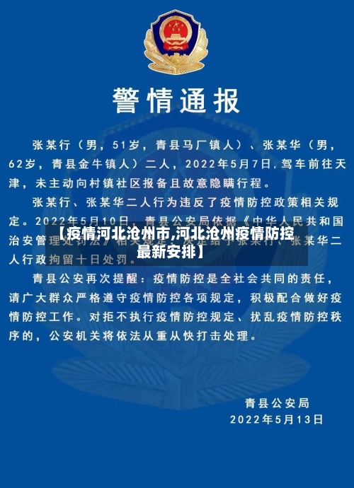 【疫情河北沧州市,河北沧州疫情防控最新安排】-第1张图片