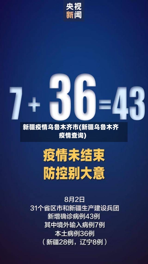 新疆疫情乌鲁木齐市(新疆乌鲁木齐疫情查询)-第1张图片