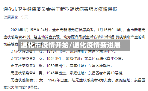 通化市疫情开始/通化疫情新进展
