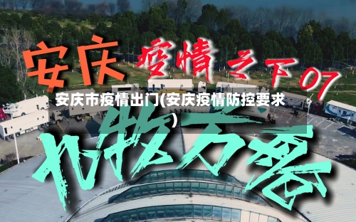 安庆市疫情出门(安庆疫情防控要求)-第2张图片