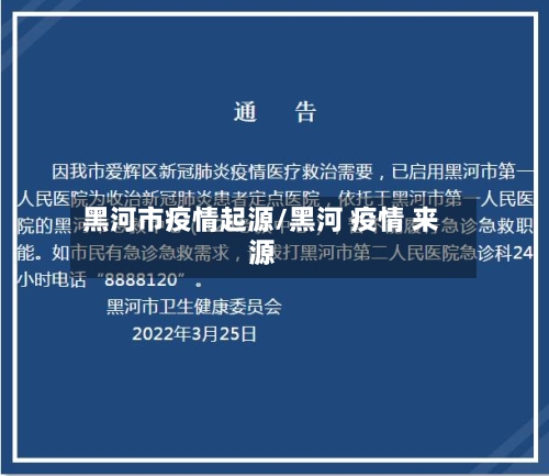 黑河市疫情起源/黑河 疫情 来源-第1张图片