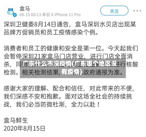 广东什么市没疫情(广东哪个地区没有疫情)-第3张图片